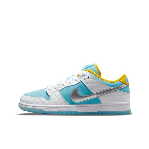 나이키 x FTC SB 덩크 로우 프로 QS 라군 펄스 DH7687-400
