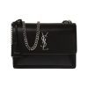 생로랑 스무스 레더 실버 모노그램 선셋 미디움백 블랙 442906D420N1000 #22*9*15cm