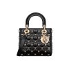 디올 스몰 레이디 백 골드 피니쉬 버터플라이 스터드 블랙 M0531ONHZ-M900 #28*11*31cm