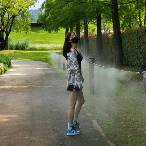 조던 1 로우 다크 파우더 블루 553560-144 photo review