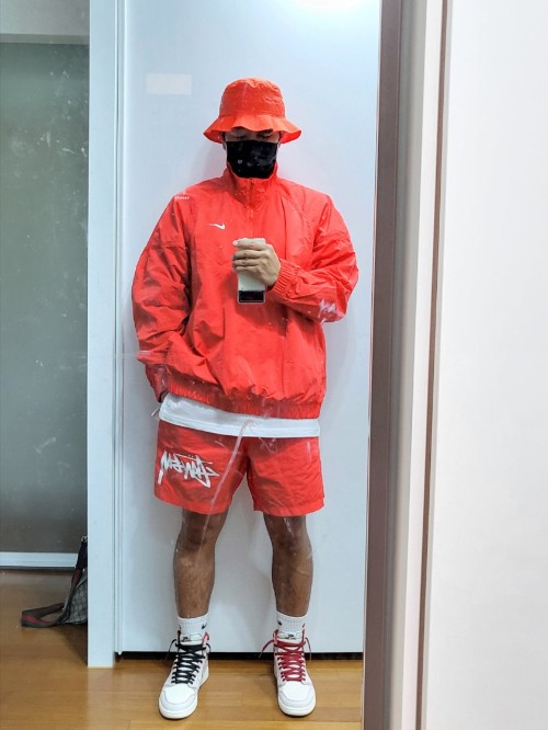 조던 1 레트로 하이 팬텀 짐레드 555088-160 photo review