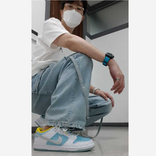 나이키 x FTC SB 덩크 로우 프로 QS 라군 펄스 DH7687-400 photo review