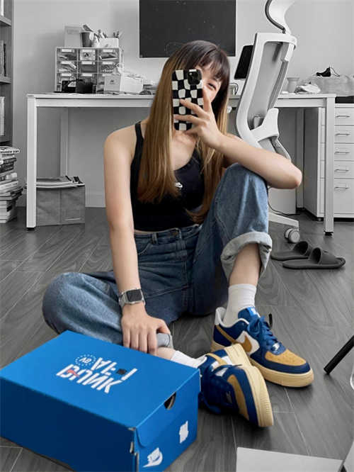 나이키 x 언디핏 에어포스 1 로우 SP 5 온 잇 코트 블루 DM8462-400 photo review